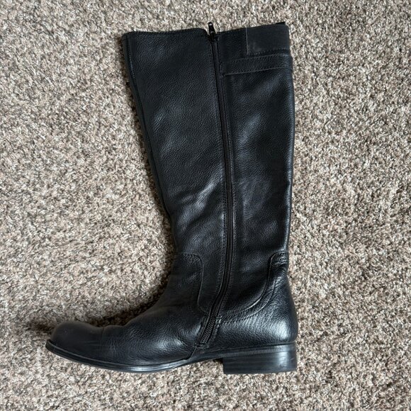 Naturalizer N5 Comfort Johanna Wide Shaft Knee High Riding Boot, Size 9M, Black - Picture 5 of 16